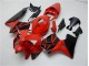 Rojo Negro ABS Moto Plásticos Honda CBR 600 RR 05-06