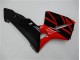 Rojo Negro ABS Moto Plásticos Honda CBR 600 RR 05-06