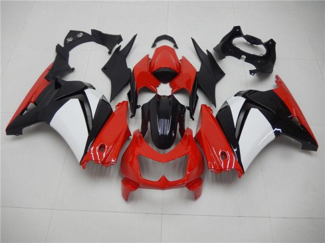 Rojo Negro Blanco Carenado Moto Kawasaki EX250 08-12