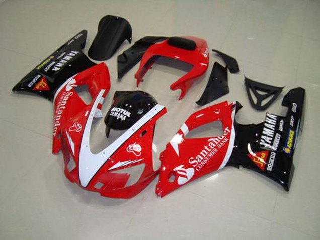 Rojo Negro Blanco Carenado Moto Yamaha R1 98-99 Rojo Negro Blanco Carenado Moto Yamaha R1 98-99