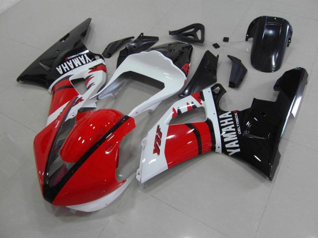 Rojo Negro Blanco Carrera Versión Carenado Moto Yamaha R1 00-01 Rojo Negro Blanco Carrera Versión Carenado Moto Yamaha R1 00-01