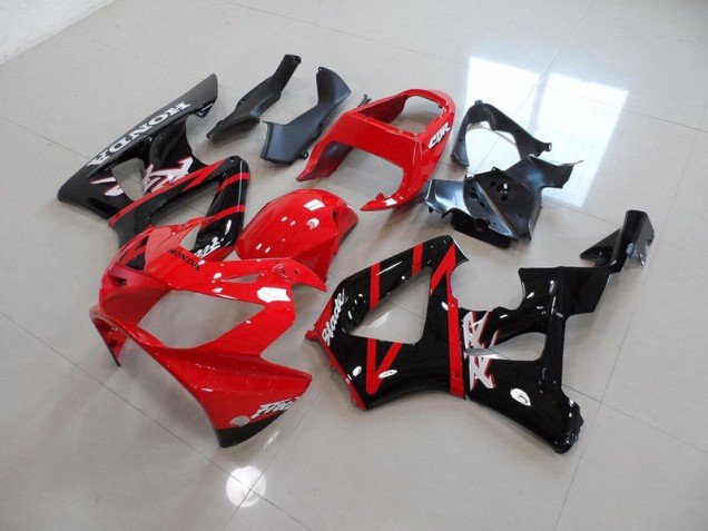 Rojo Negro Carenado Moto Honda CBR 900 RR 929 00-01 Rojo Negro Carenado Moto Honda CBR 900 RR 929 00-01