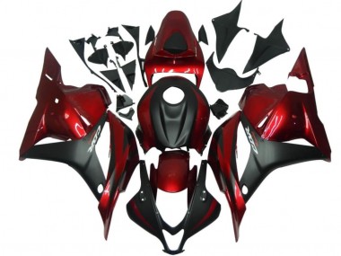 Rojo Negro Kit ABS Carenado Motocicleta Honda CBR 600 RR 09-12