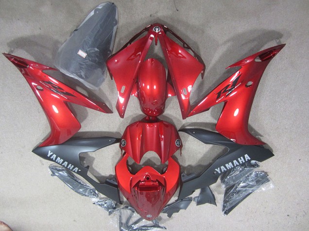 Rojo Negro Kit Carenado Moto Yamaha R1 04-06 Rojo Negro Kit Carenado Moto Yamaha R1 04-06
