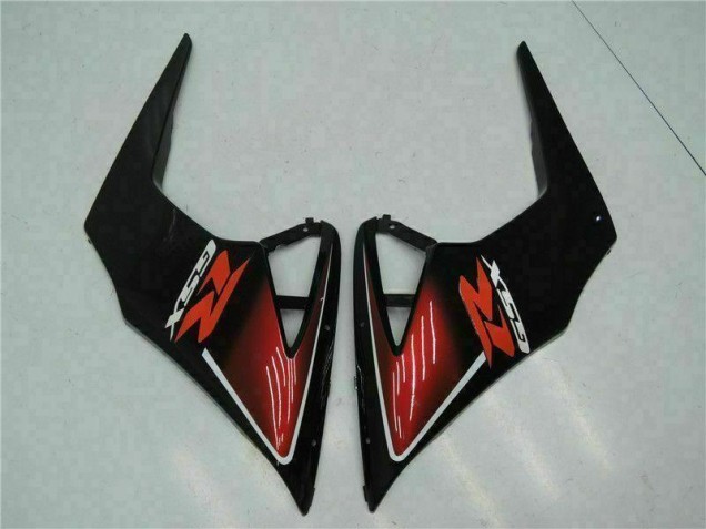 Rojo Negro Kit Completo Carenado Moto Suzuki GSXR 1000 K5 05-06
