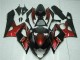 Rojo Negro Kit Completo Carenado Moto Suzuki GSXR 1000 K5 05-06