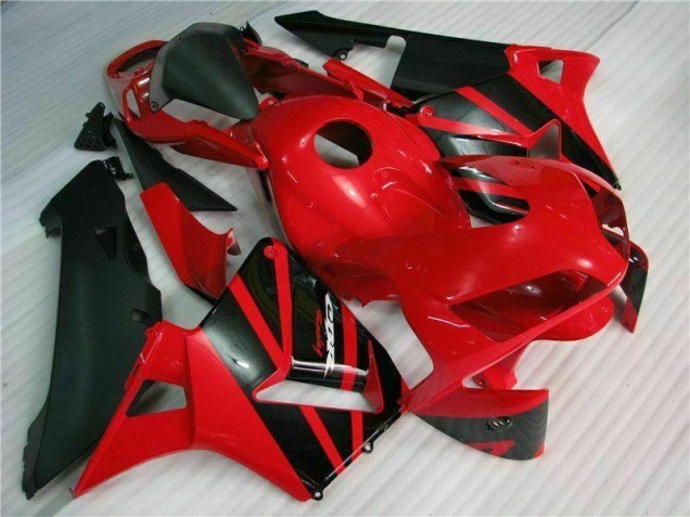Rojo Negro Kits ABS Carenado Motocicleta Honda CBR 600 RR 03-04 Rojo Negro Kits ABS Carenado Motocicleta Honda CBR 600 RR 03-04