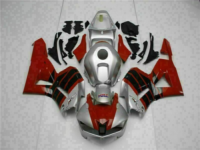 Rojo Plata Carenado Moto Honda CBR 600 RR 13-21 Rojo Plata Carenado Moto Honda CBR 600 RR 13-21
