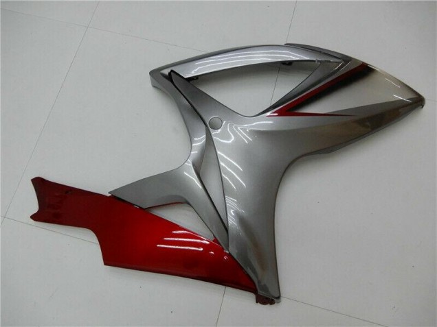 Rojo Plata Carenado Moto Suzuki GSXR 600 / 750 K6 06-07 Rojo Plata Carenado Moto Suzuki GSXR 600 / 750 K6 06-07