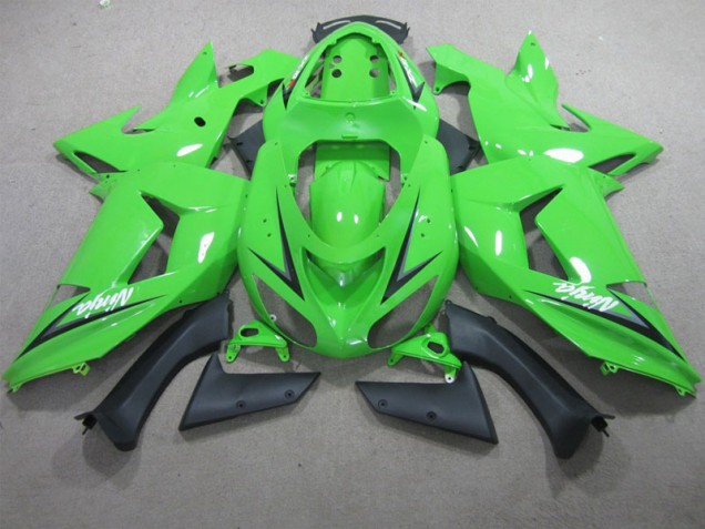 Verde Blanco Ninja Carenado Moto Kawasaki ZX10R 06-07 Verde Blanco Ninja Carenado Moto Kawasaki ZX10R 06-07