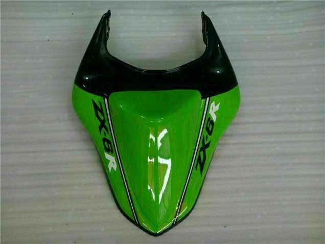 Verde Blanco Ninja Carenado Moto Kawasaki ZX6R 07-08 Verde Blanco Ninja Carenado Moto Kawasaki ZX6R 07-08