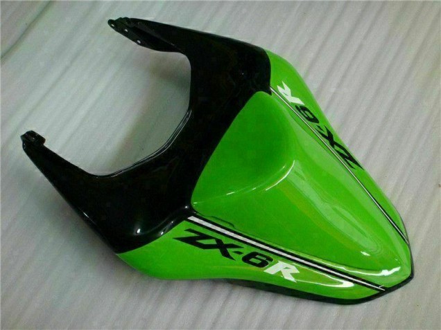 Verde Blanco Ninja Carenado Moto Kawasaki ZX6R 07-08 Verde Blanco Ninja Carenado Moto Kawasaki ZX6R 07-08