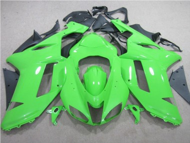 Verde Carenado Moto Kawasaki ZX6R 07-08
