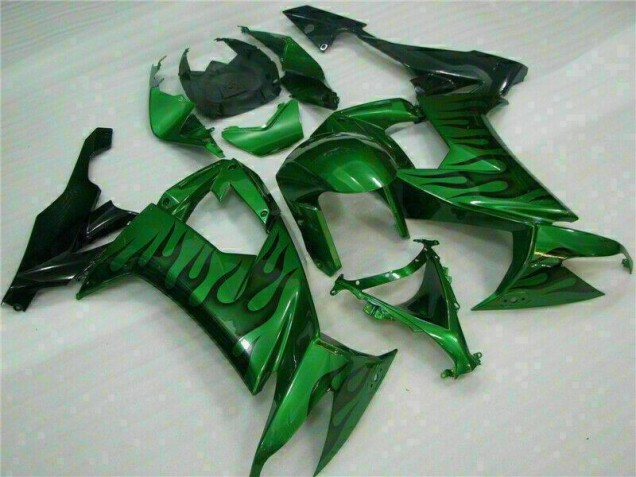 Verde Llama Carenado Moto Kawasaki ZX10R 08-10