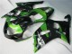 Verde Negro Carenado Moto Suzuki GSXR 600 / 750 K1 K2 K3 01-03 Verde Negro Carenado Moto Suzuki GSXR 600 / 750 K1 K2 K3 01-03