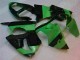 Verde Negro Kit Carenado Inyección Kawasaki ZX6R 00-02 Verde Negro Kit Carenado Inyección Kawasaki ZX6R 00-02