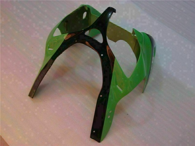 Verde Negro Kit Carenado Inyección Kawasaki ZX6R 00-02 Verde Negro Kit Carenado Inyección Kawasaki ZX6R 00-02