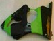 Verde Negro Kit Carenado Inyección Kawasaki ZX6R 00-02 Verde Negro Kit Carenado Inyección Kawasaki ZX6R 00-02