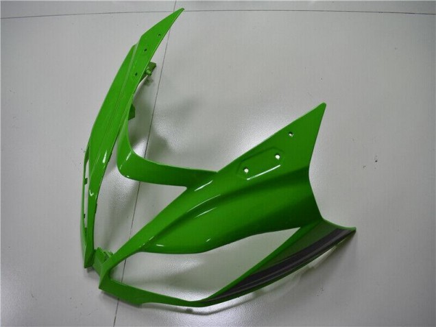 Verde Negro Plástica Moto Kawasaki ZX6R 13-18 Verde Negro Plástica Moto Kawasaki ZX6R 13-18