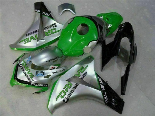 Verde Plata Carenado Moto Honda CBR 1000 RR 08-11