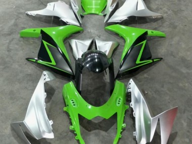 Verde Plata Kits Completo Carenado Moto Suzuki GSXR 600 / 750 K11 11-21