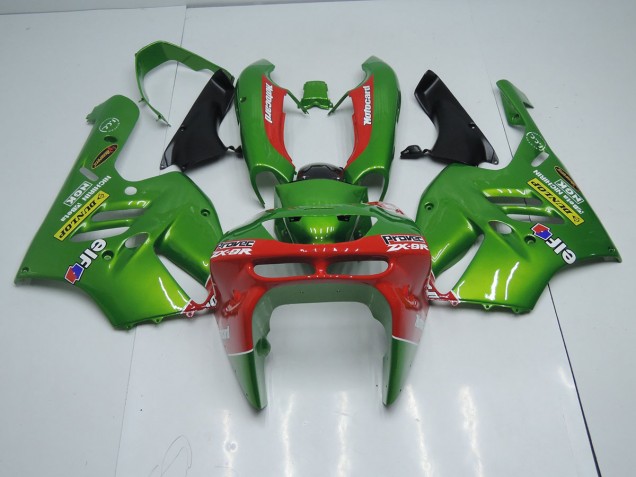 Verde Rojo Carenado Moto Kawasaki ZX9R 94-97 Verde Rojo Carenado Moto Kawasaki ZX9R 94-97